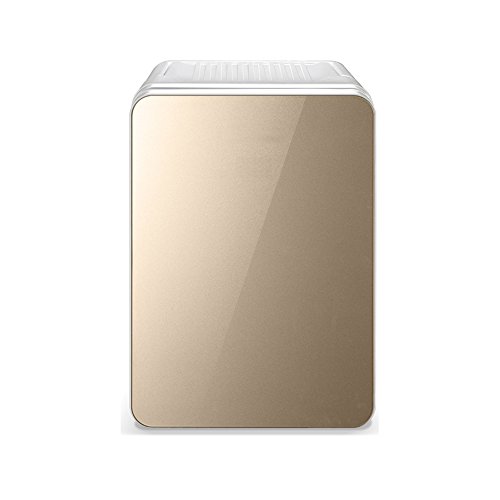 Click Here to See More Images YQQ Miniature Household Refrigerator Mononuclear Refrigeration Car Refrigerator Portable Cold Box 10L Small Refrigerator Travel Refrigerator (Color : Gold)