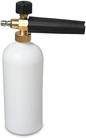 Eogro Foam Cannon 1 Liter Bottle Adjustable Snow Foam Lance With 1/4 Quick Connector Foam Blaster for Car Wash Pressure Washer Gun