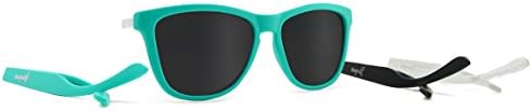 Kameleonz Caribbean Turquoise Frame/Black Lens 52mm Wayfarer Sunglasses