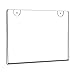 NIUBEE 6 Pack 5x7 Clear Acrylic Sign Holder,Horizontal Wall Mount Sign Holder Plastic Picture Frames for Paper