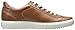 ECCO Women's Women's Soft Fashion Sneaker, Mahogany, 39 EU/8-8.5 M US