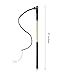 HBuir Leather Dog Protection Training Whip with Rubber Handle Sheathed Agitation Whip Exercise Tool