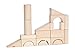 Solid Wooden building blocks for toddlers - kids blocks to spark creativity, imagination. 100 building blocks each wood block is made out natural Linden with hands. Invest in your children age 3-7