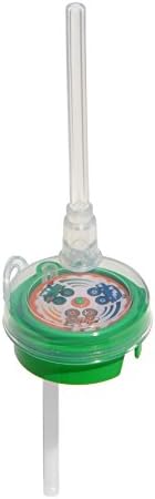 Sip & Spin Fun Drinking Straw (4 Pack), Monster Trucks Race When You Sip, by nuSpin Kids