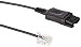 Headset Smart Cord 1200GN (4ft) for Jabra, Liberation, GN Netcom | QD - Quick Disconnect | Compatible with Mitel, Cisco, Yealink, NEC, Aastra, Nortel, Shortel, Allworx, Polycom, Avaya Vantage Series primary