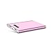 Polanfo M50000 Portable Power Bank 12000mAh External Battery Charger, Ultra Slim Design with 2 USB Ports for iPhone7 Plus 6s 6 Plus, iPad, Samsung Galaxy and More (Pink)