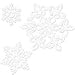 Christmas Snowflake Paper Cutouts Mega Value Pack, 30 Ct. | Party Decoration