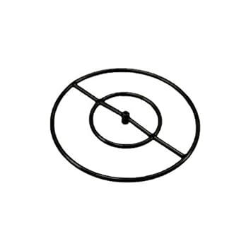 Amazon Com Rasmussen Black Iron Fire Pit Burner Ring Frb24 B