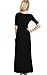 Meaneor Women's Maxi Dress Half and Long Sleeve Casual Plain Long Dresses S-XXL