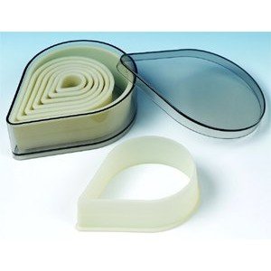 Fat Daddio's 8-Piece Teardrop Nylon Cutter Set