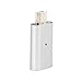 Mokao Hot Micro USB Magnetic Adapter Charger Cable Metal Plug (Silver)