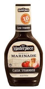 KC Masterpiece, 30-Minute Marinade, Classic Steakhouse Sauce, 16-Ounce Bottle (Pack of 3) by KC Masterpiece