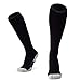 Boys Girls Youth Knee High Cotton Soccer Socks, Parent-child Long Athletic Compression Socks for Kids Adult