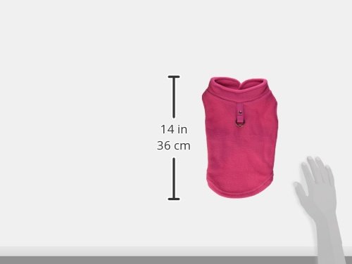 Gooby Every Day Fleece Cold Weather Dog Vest for Small Dogs, Pink, Medium