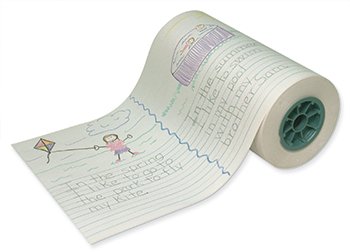 Ruled Newsprint Roll, 7/8