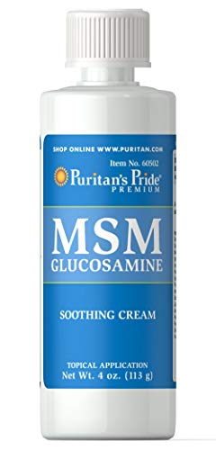 Puritan's Pride MSM Glucosamine Cream-4 oz Cream Puritan's Pride MSM Glucosamine Cream-4 oz Cream
