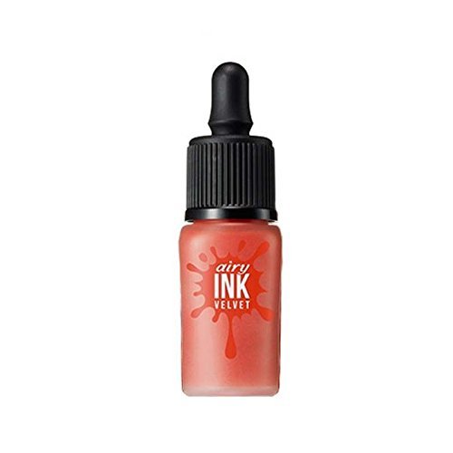 PERIPERA Ink Airy Velvet 8g(0.28oz) Lip Lacquer Lip Tint (NO.6 It Brown Orange)