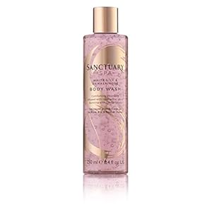 Sanctuary Spa Shower Gel, White Lily and Damask Rose Body Wash, Vegan and Cruelty Free 250ml
