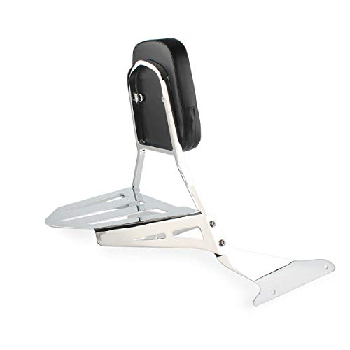 Backrest Sissy Bar + Luggage Rack For Suzuki Boulevard M109R M109R2 M109RZ Limited Boss