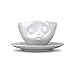 Tassen Face Coffee Cup with Saucer (Kissing)