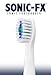 Sonic-FX Replacement Electric Toothbrush Heads Compatible with Fairywill, Sonic-FX and SnapWhite for Adults and Kids | Soft, Long Nylon Bristles Sonic Replacement Toothbrush Heads (White, Pack of 8)