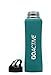 GO Active Insulated Water Bottle with Straw. Stainless Steel Double Wall Sport bottle featuring ActiveLock thermal vacuum keeps ice over 24 hours! Durable, Portable (Aqua Green, 32 oz)