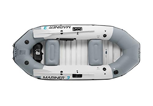 Intex Mariner 3 Inflatable Dinghy 3 Man Boat with Aluminium Oars and Pump
