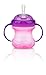 Nuby No-Spill Grip N' Sip Cup with Super Straw, 8 Ounce, Colors May Vary
