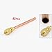 5 Pcs Air Conditioner Spare Part 6mm Copper Tube OD Filling Access Valve