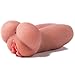 0.83lbs Man's Life-Size Torso Doll 3D Realistic TPE Silicone Doll Adult Toy Male Toy Safe Material, Super Soft 3D Real Cup Toy Man's Woman's Gift Couple Boyfriend's Husband Tan Skin