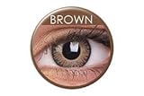 Women Multi-Color Cute Charm and Attractive Fashion Contact Lenses Cosmetic Makeup Eye Shadow Brown 3 by Dream TM