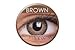Women Multi-Color Cute Charm and Attractive Fashion Contact Lenses Cosmetic Makeup Eye Shadow Brown 3 by Dream TM