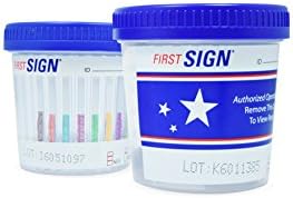 First Sign Drug Test Cups, 5 Panel, One-Step Screening Device-CLIA Waived, FSCCUP-654 (Box of 25)