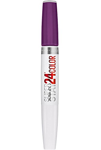 Maybelline New York SuperStay 24 2-Step Liquid Lipstick Makeup, All Day Plum, 1 kit