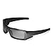 Walleva Black Polarized Replacement Lenses for Oakley Gascan Sunglasses