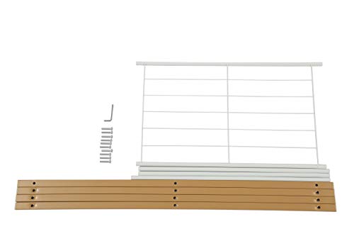 JEROAL Towel Rack Rail Stand Bathroom Storage Rack Laundry Drying Rack Hanger - Thumbnail 4