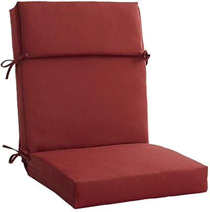 Amazon.com: Allen roth 1 Piece Madera Linen Dark Cherry Patio Chair
