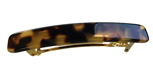 French AmieSmall Tokyo 2 1/4 inch Celluloid Handmade Automatic Hair Clip Barrette - (Tokyo)