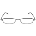 DOUBLETAKE Reading Glasses - 2 Pairs Slim Pocket Readers w Pen Clip Case - 1.25