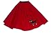 Hip Hop 50's Shop 1950s Adult Poodle Skirt Costume for Women (Red M/L)