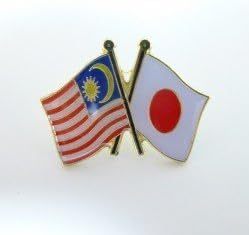Amazon 国旗ピンバッジ 日本 マレーシア友好旗 バッジ おもちゃ Amazon 国旗ピンバッジ 日本 マレーシア友好旗 バッジ おもちゃ