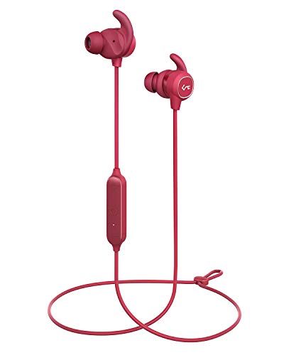 Wireless Earbuds, AUKEY Bluetooth Headphones with Magnetic Switch, Bluetooth 5, Deep Bass, IPX6 Water-Resistance, USB C Charging, 8H Playtime and in-line Mic Key Series B60 for Sport, Gym, Workouts and Running