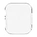 Tech Express Built in Clear Screen Protector Case for Apple Watch Series 4 [iWatch Cover] 40mm, 44mm Snap On Rugged Shockproof Protective Bumper Hard PC (40mm)