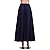 NREALY New Women's A-Line Elastic Waist Casual Button Flare Full Length Long Maxi Skirt
