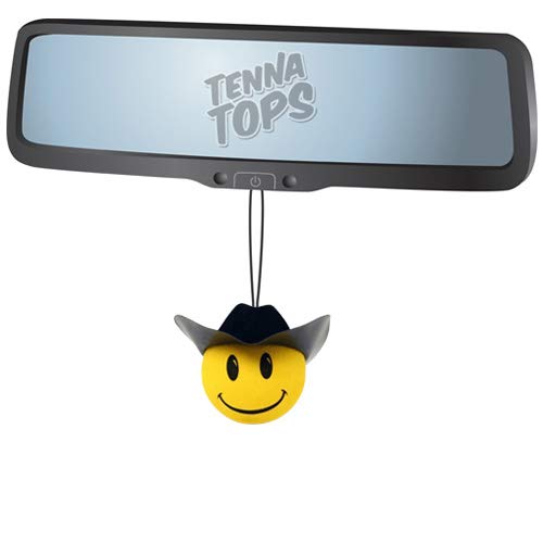 HappyBalls Happy Smiley Cowboy Car Antenna Topper/Antenna Ball/Mirror Dangler/Desktop Spring Stand - Thumbnail 3