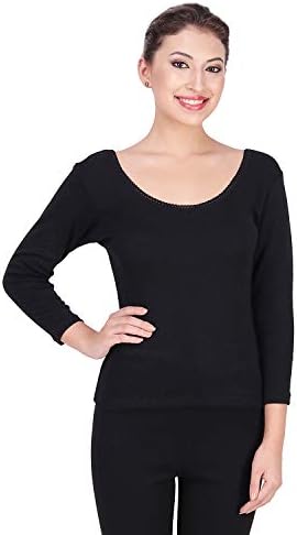 Women's Jacquard Thermal 3/4th Sleeves Upperwear Top