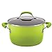 Rachael Ray Brights Nonstick Cookware Pots and Pans Set, 14 Piece, Green Gradient
