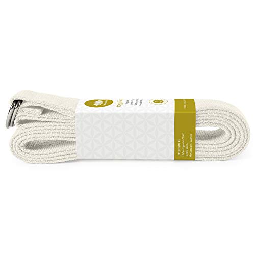 image for Lotuscrafts Yoga Strap for Stretching and Excercise - 100% Organic Cot