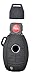 Silicone Smart Key FOB Cover for Mercedes-benz C, Cl, CLK Case Fits Many Models (Black)