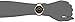 Anne Klein Women's AK/1958BKGB Gold-Tone and Black Resin Bangle Watch